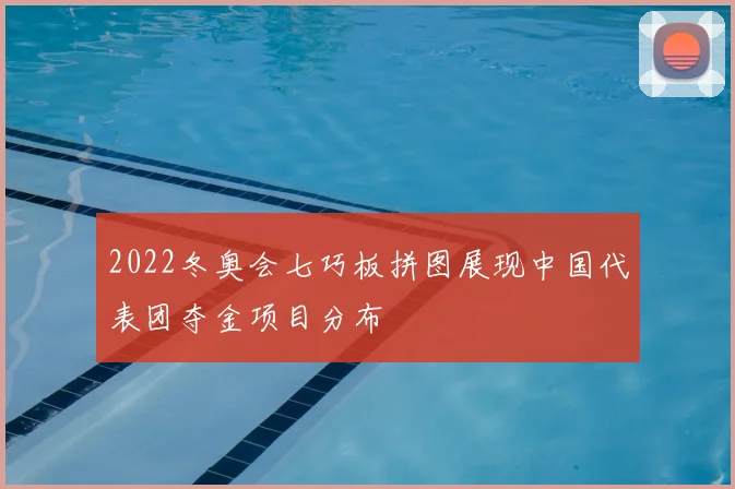 2022冬奥会七巧板拼图展现中国代表团夺金项目分布